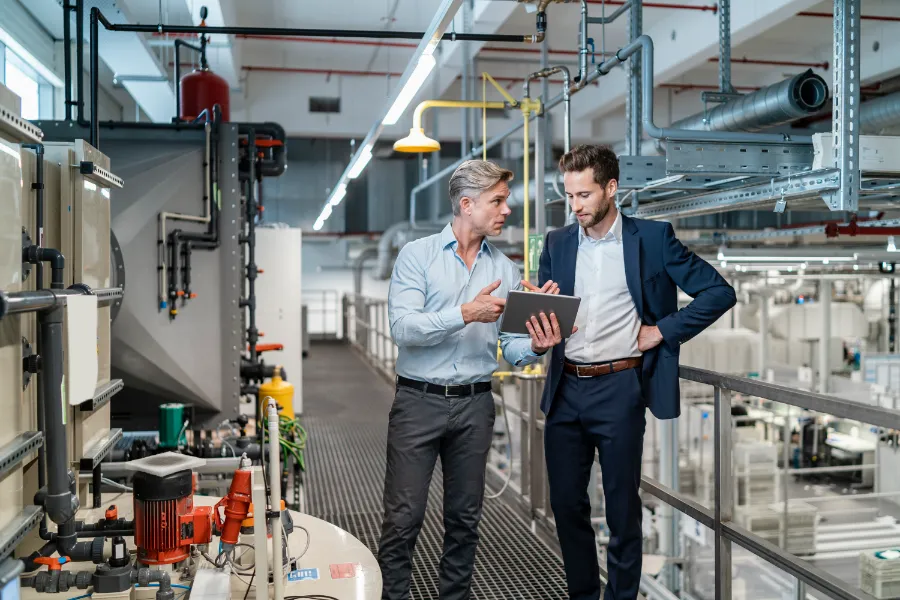 Modern Smart Factory Industrial AI Application
