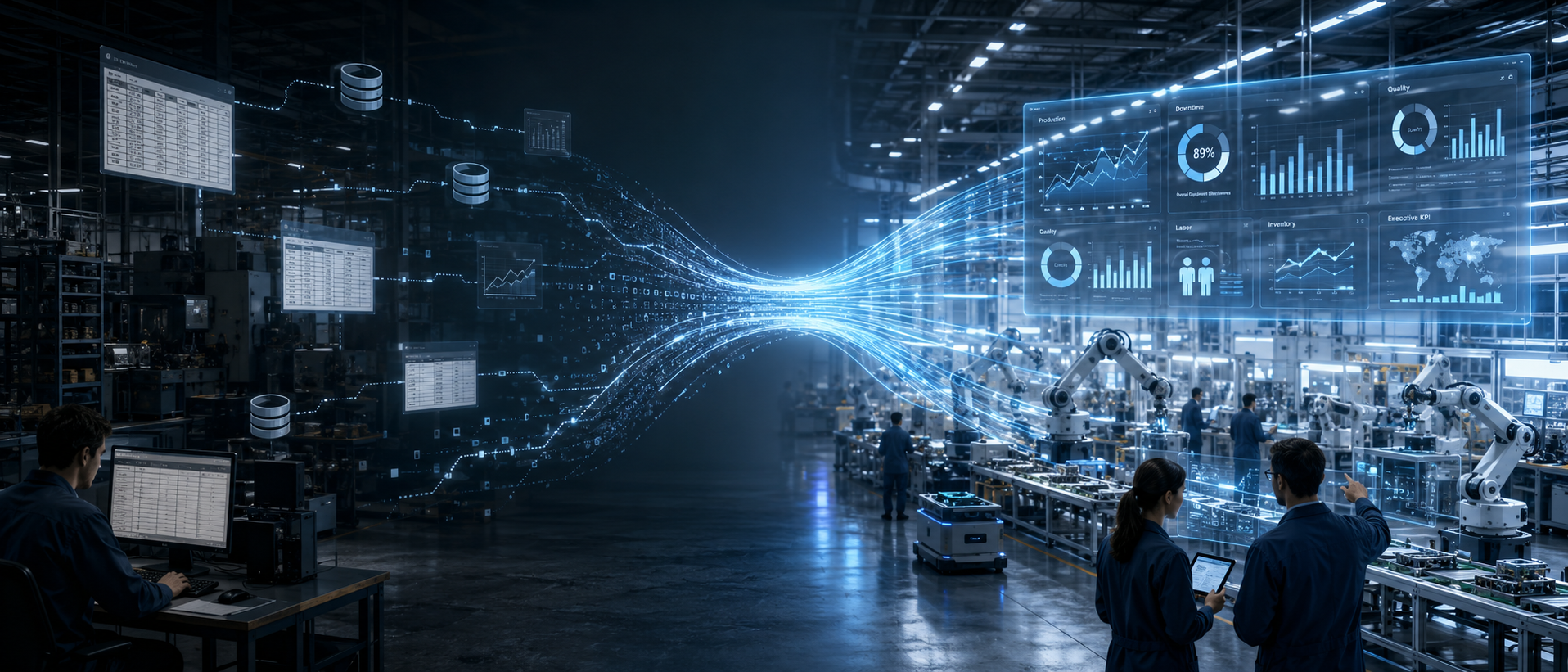 Disconnected Data Streams, Unified Production Power